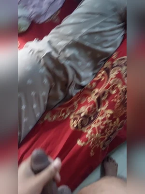 Sleeping mom and her son
