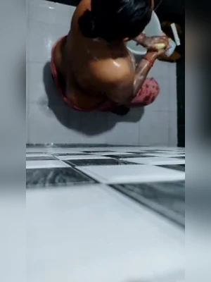 Indian Milf Secretly Recorded By Her Neighbour While Bathing #bath #nude #milf #fuck #bustyass #mature