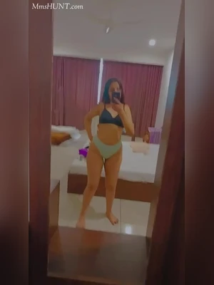 Bangladeshi Cute Chubby Girl dancing in her room showing her big boobs to her boyfriend at Night and nude Snapchat videos hotpic picture photo🥵