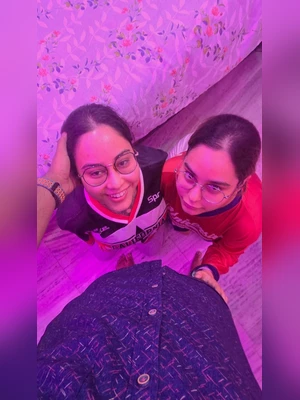 Shinjini chakrabarti and sister sunandini chakrabarti togather blowjob.