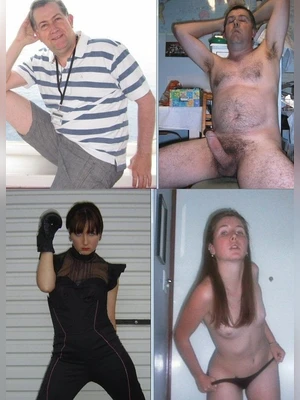 Dad and Daughter Clothed and Nude