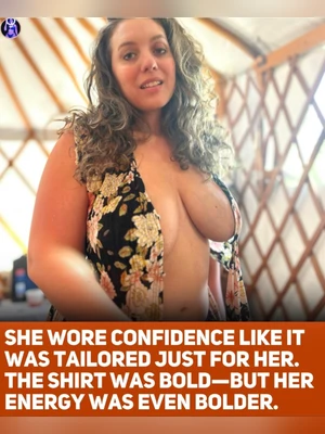 She Gained Confidence Exposing Her Cleavages