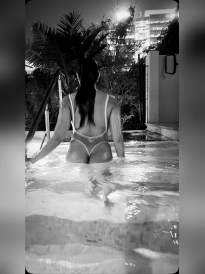 Priyanka Prateek Viral Exposed in Black Thong Bikini - Take Control over My MMS