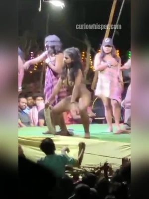 Jatra girls naked dance on stage