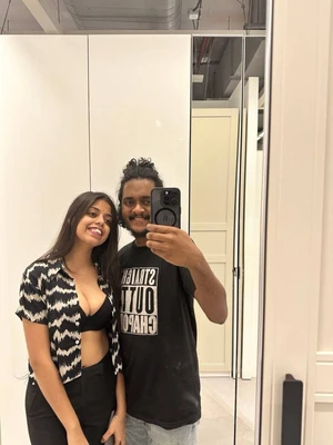 Beautiful indian girl riding on her boyfriend and fucked with small curvy boobs